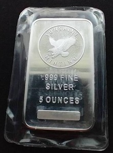 5 Oz. Silver Bar