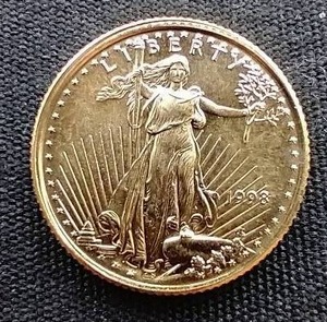 1998 110th Oz. Gold Eagle