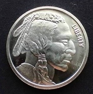 1 Oz Buffalo Silver Round