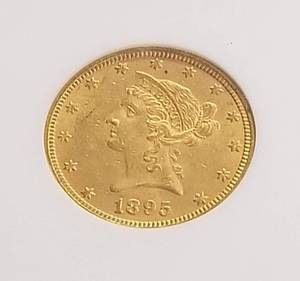 1895 US $10 GOLD LIBERTY MS61 NGC