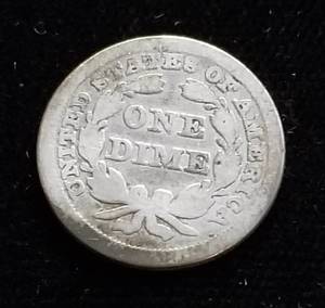 1847 US SEATED LIBERTY DIME