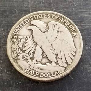 1919-D WALKING LIBERTY HALF DOLLAR