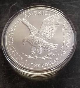 2021 TYPE 2 AMERICAN SILVER EAGLE 1 TROY OZ .999 FINE SILVER IN AIRTITE