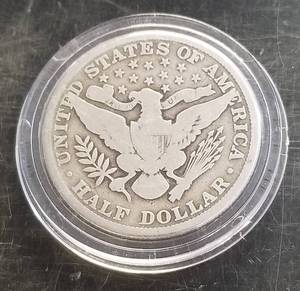 1912 BARBER HALF DOLLAR IN AIRTITE