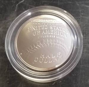 2014-D US HALF DOLLAR BASEBALL HALL OF FAME COMMEMORATIVE IN AIRTITE