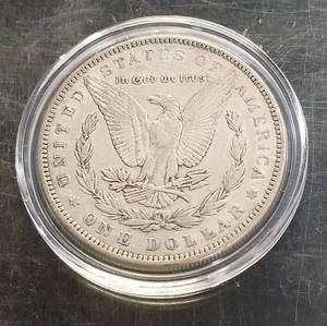 1883 MORGAN SILVER DOLLAR IN AIRTITE