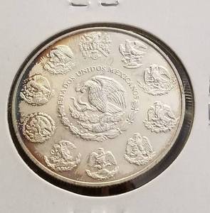 2011 MEXICO ONZA 1 TROY OZ .999 FINE SILVER ROUND