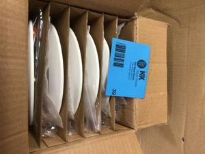 lot 39 image: HALO HLC 6 in. 3000K Integrated LED Recessed Light Trim (6-Pack) Customer Returns See Pictures