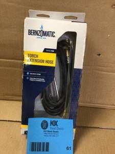 lot 61 image: Bernzomatic WH0159 Universal Torch Extension Hose Customer Returns See Pictures