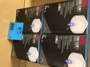 lot 80 image: 3M 10-Pack Sanding Respirators Customer Returns See Pictures