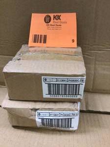 lot 9 image: Liberty Square Bar 3 in. (76 mm) Matte Black Elongated Bar Cabinet Knob Customer Returns See Pictures