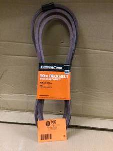 lot 15 image: MTDCub Cadet SLT 50 in. Tractor Deck Belt Customer Returns See Pictures