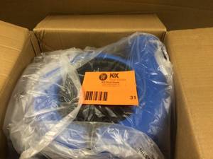 lot 31 image: B-Air 14 HP Air Mover Blower Fan for Water Damage Restoration Carpet Dryer Floor Home and Plumbing Use in Blue Customer Returns See Pictures
