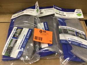 lot 34 image: NDS 12 in. x 12 in. Mesh Drainage Catch Basin Filter Customer Returns See Pictures