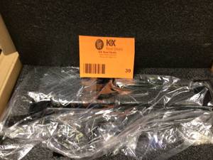 lot 39 image: LUXIER Contemporary 2-Handle Wall-Mounted Pot Filler in Matte Black Customer Returns See Pictures