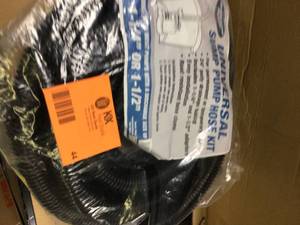 lot 44 image: Superior Pump 99624 Hose Kit, 1-14 In Id, 24 Ft L, Polyethylene Hose Customer Returns See Pictures