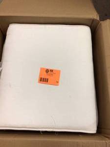 lot 74 image: Home Decorators Collection 24 x 24 Sunbrella Outdoor Lounge Chair Cushion Customer Returns See Pictures