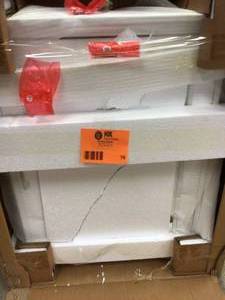 lot 78 image: Home Decorators Collection Ashburn 23 in. W x 28 in. H x 8 in. D Framed Surface-Mount Bathroom Medicine Cabinet in White Customer Returns See Pictures