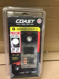 lot 88 image: Coast FL60R 450 Lumens Rechargeable LED Headlamp, Accessories Included Customer Returns See Pictures