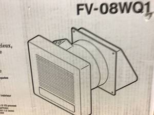 lot 90 image: Panasonic FV-08WQ1 WhisperWall 70 CFM Wall Mounted Fan Customer Returns See Pictures