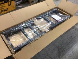 Heavy Duty 72 in. Adjustable Height Workbench in Black by Husky Customer Returns See Pictures