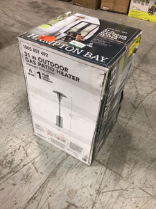 48000 BTU Stainless Steel Patio Heater by Hampton Bay Customer Returns See Picrtures