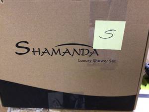 Luxury Shower SET by SHAMANDA&nbsp&nbspCustomer Returns See Pictures