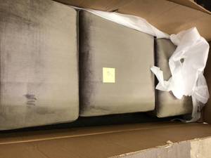 SOFA GREY&nbsp&nbspCustomer Returns See Pictures
