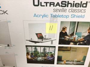 UltraShield Acrylic Tabletop Protective Sneeze Shield, 2-Pack&nbsp&nbspCustomer Returns See Pictures
