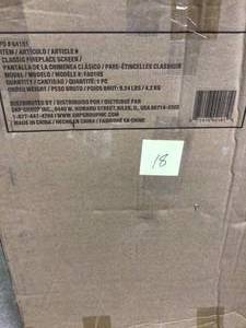 Pleasant Hearth FA010S Classic Steel Fireplace Screen&nbsp&nbspCustomer Returns See Pictures