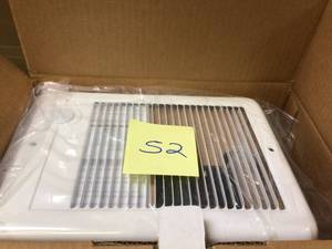 Cadet Com-Pak 2,000-Watt 240-Volt Fan-Forced In-Wall Electric Heater in White, No Thermostat&nbsp&nbspCustomer Returns See Pictures