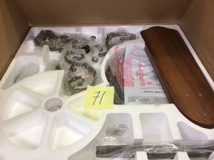 Home Decorators Collection 52 inch Indoor Ceiling Fan Cuatea8 Deville LED 860&nbsp&nbspCustomer Returns See Pictures