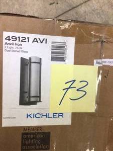 Kichler Lighting - 49121AVI - Camden 22.5 Wall Light Anvil Iron&nbsp&nbspCustomer Returns See Pictures