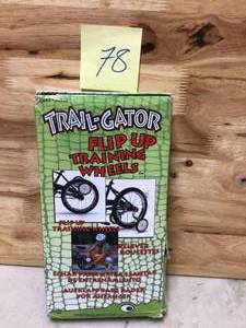 Trail-Gator Flip Up Training Wheels for 12 -20 in. , Black&nbsp&nbspCustomer Returns See Pictures
