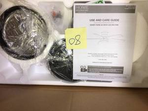 Home Decorators Collection Ashby Park 52 in. White Color Changing Integrated LED Bronze Ceiling Fan with Light Kit and Remote Control&nbsp&nbspCustomer Returns See Pictures