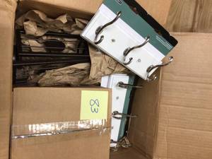 DANYA B Contemporary Metal Brown Wall Candle Sconces with Antique Patina Medallions (Set of 2)&nbsp&nbspCustomer Returns See Pictures