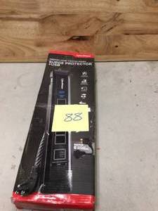 CyberPower 7-Outlet Surge Protect 6 ft. Braided Cord USB Coax, Black&nbsp&nbspCustomer Returns See Pictures