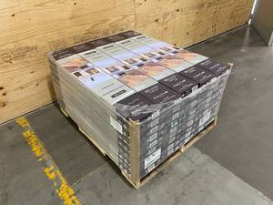 lot 4 image: UNITED WEAVERS Lot of 45 Cases of-  Luxury Vinyl Plank Flooring- Bryant Collection- Grey Oak (1,506.15 sq. ft.)