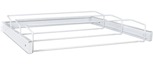 lot 33 image: ORGANIZED LIVING FREEDOMRAIL REVEAL SHOE RACK, STEEL, WHITE