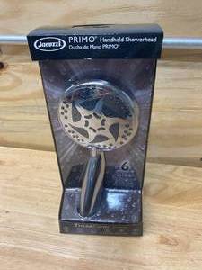 lot 36 image: JACUZZI Theraspin Chrome 6-Spray Handheld Shower 2.5-GPM (9.5-LPM)