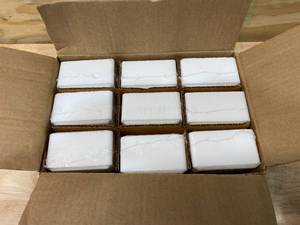 lot 94 image: CHAMPIONS CHOICE- Case of White Salt Bricks (9- 4 LB Bricks)