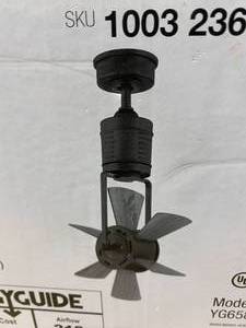 lot 52 image: HOME DECORATORS COLLECTION Windhaven 20 in. Outdoor Espresso Bronze Ceiling Fan with Remote Control