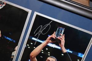 Professionally Framed Minnesota Timberwolves Zach LaVine Autograph Photo