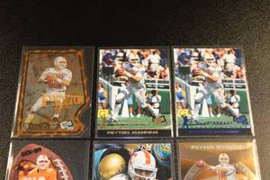 1998 Peyton Manning Rookie Card Lot  6 Different Rookie Cards