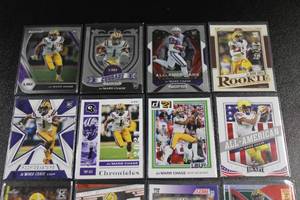 JaMarr Chase Football Card Rookie Lot  12 Different Rookie Cards