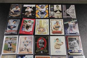 Lou Gehrig Baseball Card Lot  25 Different Cards