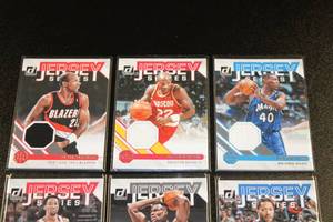 2020-21 Donruss Basketball Jersey Series Relic Card Lot  9 Different Relic Cards