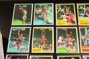 1981-82 Topps Basketball Card Lot  180 Cards