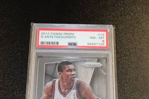 2014 Prizm Giannis Antetokounmpo #73 PSA 8