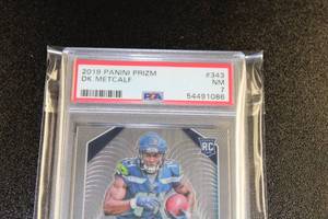 2019 Prizm DK Metcalf #343 PSA 7 Rookie Card